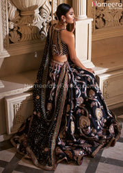 Pakistani Royal Blue Lehenga Choli Online 2021