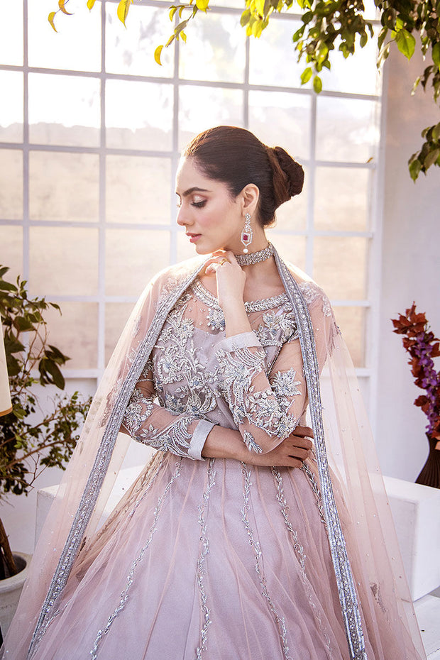 Buy Pastel Pink Hand Embellished Pishwas with Dupatta Pakistani Bridal Dress 2023