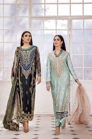 Buy Premium Hand Embellished Pakistani Bridal Dress in Black Long Shirt Style