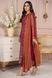 Buy Red Pakistani Long Kameez Capri Party wear