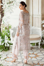 Buy Rose Pink Embroidered Net Kameez in Capri Style Eid Dress
