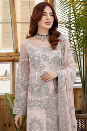 Buy Tea Pink Heavily Embellished Kameez Trousers Pakistani Party Dress