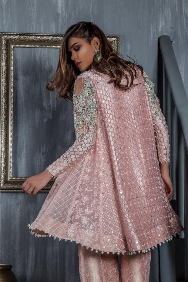 Beutifull wedding party dress in light baby pink color Model #P 920 large Beutifull wedding party dress in light baby pink color Model #P 920 large