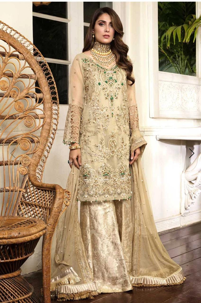 Chiffon Wear for Wedding Party in Skin Color