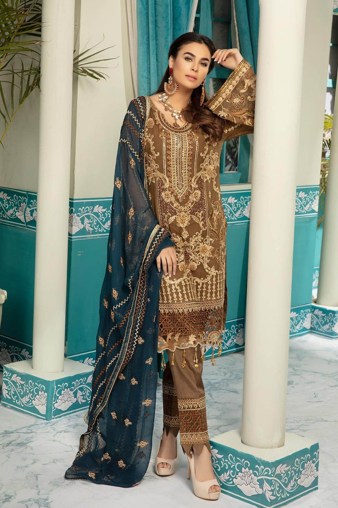 Chocolate brown suit