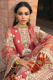 Classic Embroidered Organza Sharara Kameez Pakistani Eid Dress
