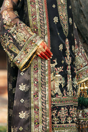 Classic Organza Black Salwar Kameez Dupatta Pakistani Eid Dress