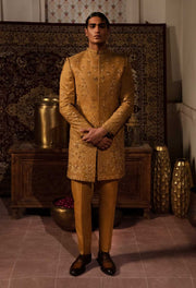 Classic Pakistani Men Sherwani and Trouser Groom Dress