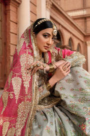 Classic Traditional Raw Silk Gharara Kameez Bridal Dress