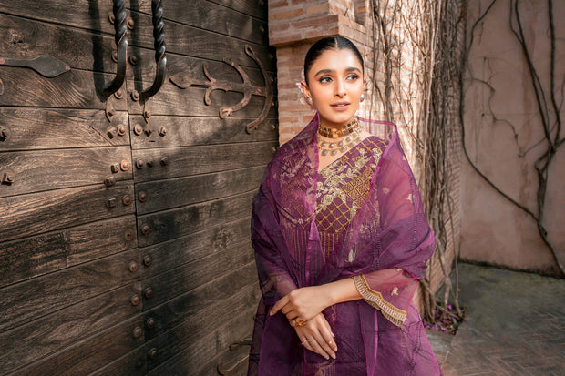 Classy Pakistani Peplum Frock and Trouser Dress for Eid Day