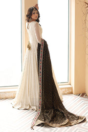 Cotton Net White Angrakha 