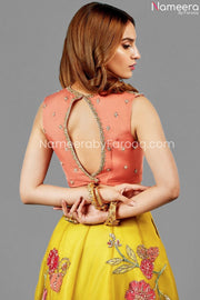 yellow lehenga choli