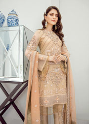  Dark Beige Chiffon Dress 