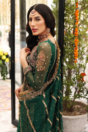 Dark Green Gharara Kameez 2023