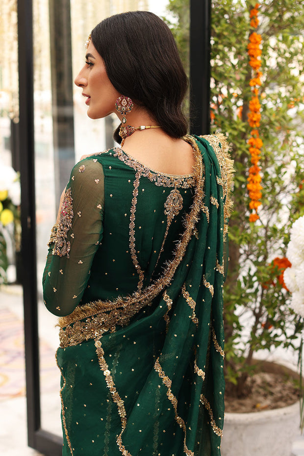 Dark Green Gharara 