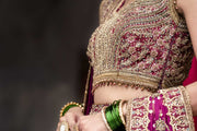 Dark Maroon Lehenga Bridal Pakistani 