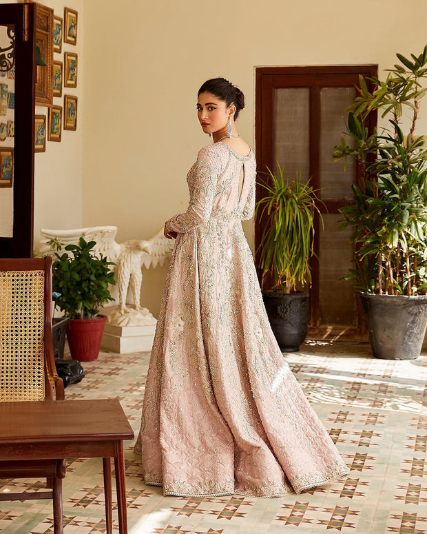 Dark Peach Lehenga 