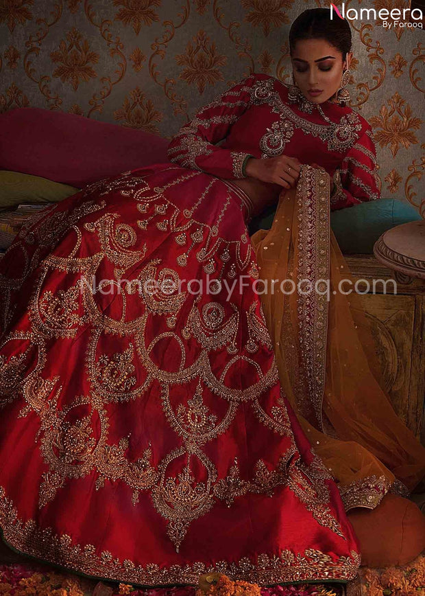 Dark Pink Bridal Lehenga