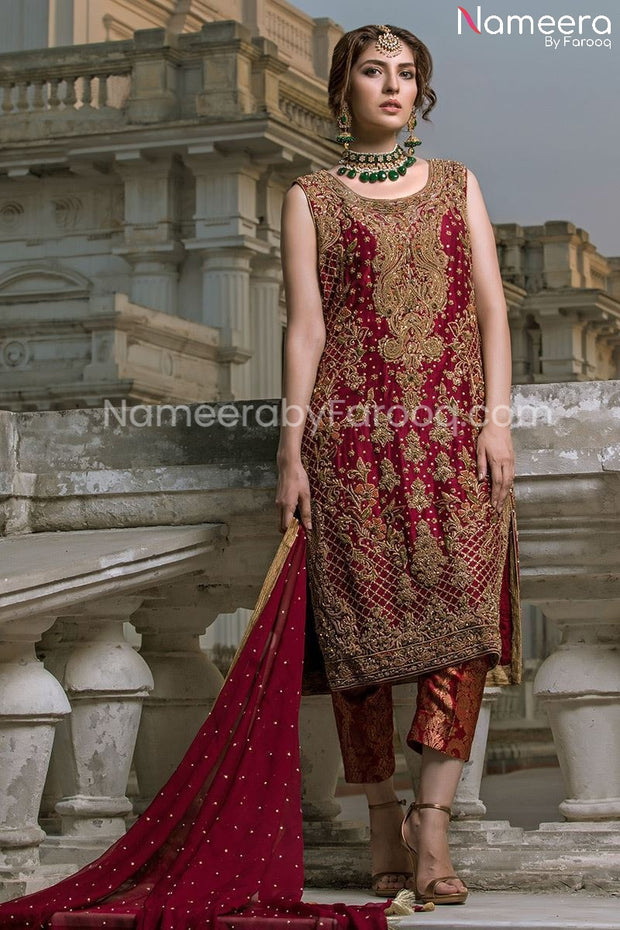 Desi Wedding Dreses in Long Kameez and Capri 2021
