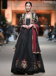 Designer Black Lehenga 