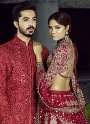 Designer Bridal Crop Top Lehenga Choli for Wedding Wear 2022