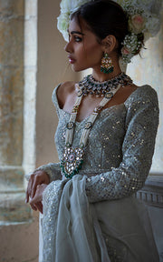 Designer Bridal Light Blue Lehenga