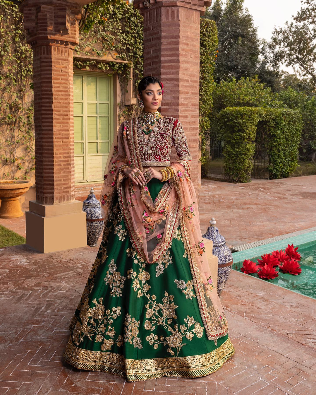 Designer Bridal Silk Lehenga Blouse Design Choli for Wedding
