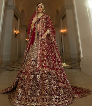 Designer Bridal Silk Lehenga Choli 