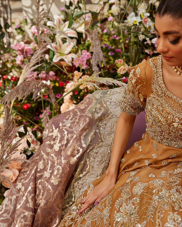 Designer Bridal Yellow Indian Wedding Dress 2022