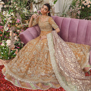 Designer Bridal Yellow Indian Wedding Dress