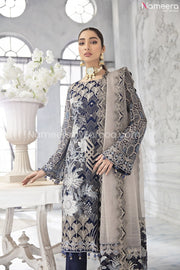 Chiffon Shirt Dress Pakistani 