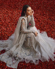 Designer Chiffon Maxi Dress for Bride