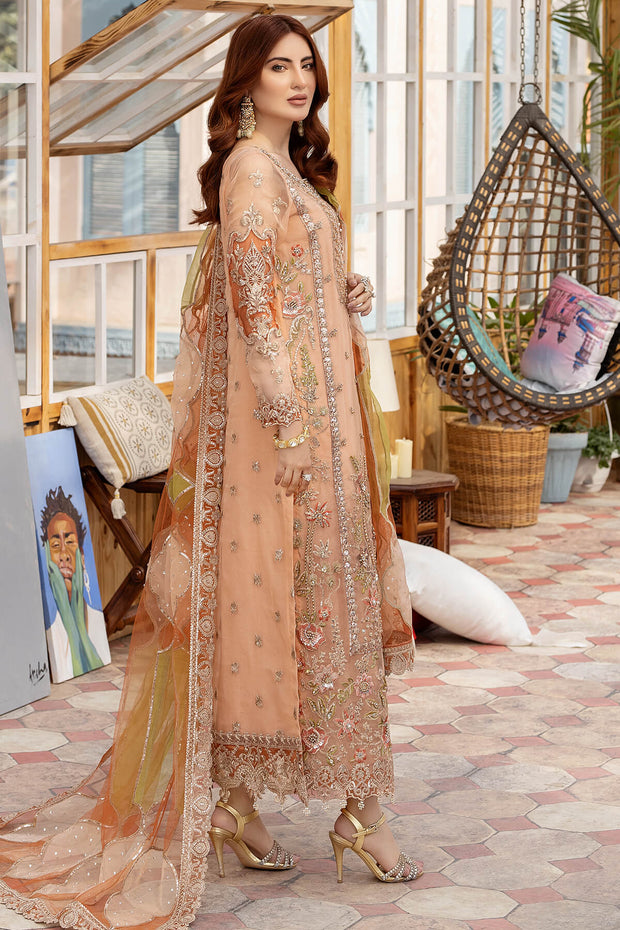 Designer Embroidered Salwar Kameez Trouser Style Pakistani Party Dress