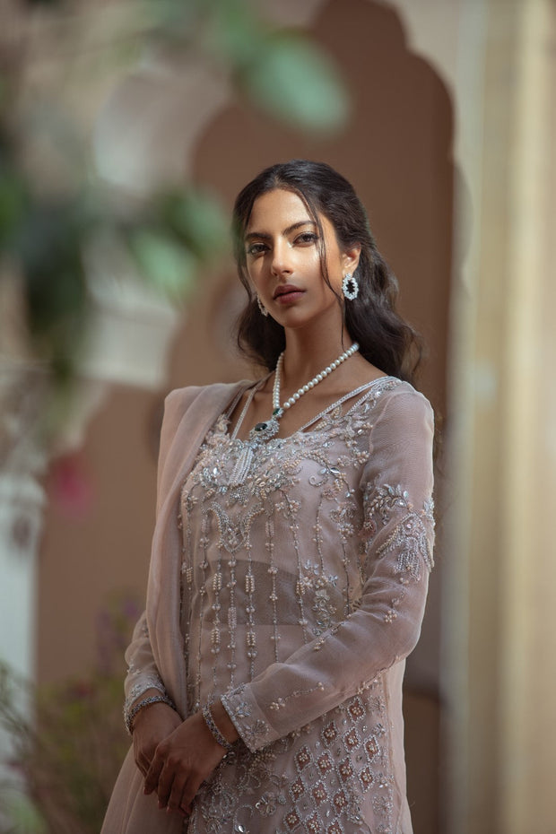 Designer Heavily Embellished Bridal Net Ruffled Lehenga 2022