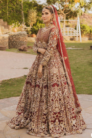 Designer Heavy Indian Bridal Wear Red Lehenga Choli
