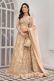 Designer Indian Bridal Wear Gold Bridal Lehenga Choli