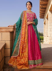Designer Indian Mehndi Lehenga Bridal Dress 2022