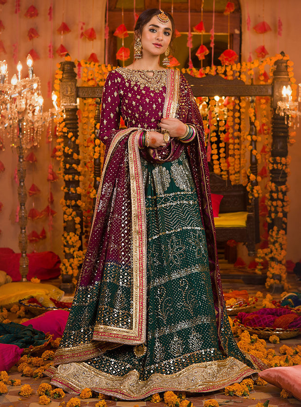 Wedding Formal dress Mehndi / Mayun Dress - KapraBazar