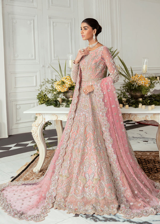 Designer Light Pink Indian Wedding Dress