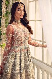 Designer Long Frock Lehenga Indian Bridal Dress