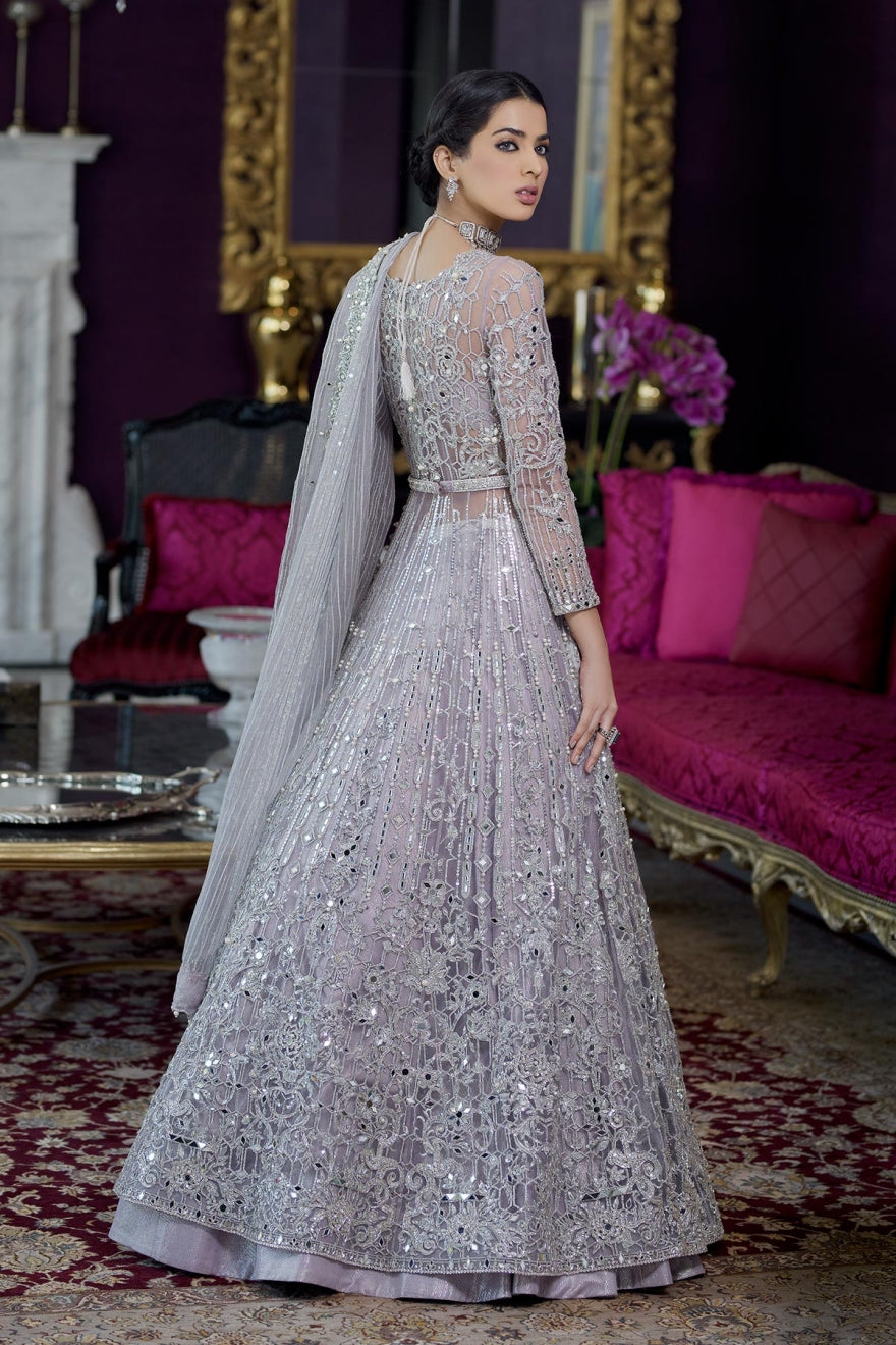 Designer Long Maxi Outfit for Walima  Backside