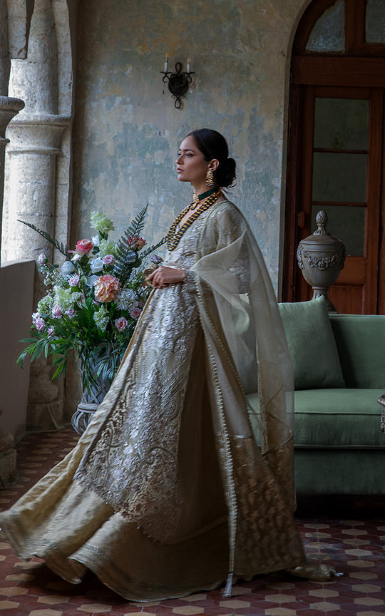 Designer Off White Bridal Lehenga