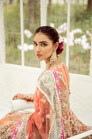 Designer Orange Lehenga Shirt for Indian Bridal Wear2022