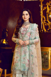 Designer Organza Party Outfit For Party Close Up