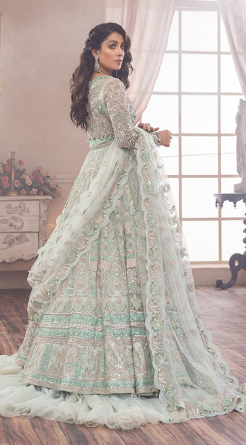 Designer Pakistani Lehenga Blouse Design Gown for Walima Wear – Nameera ...