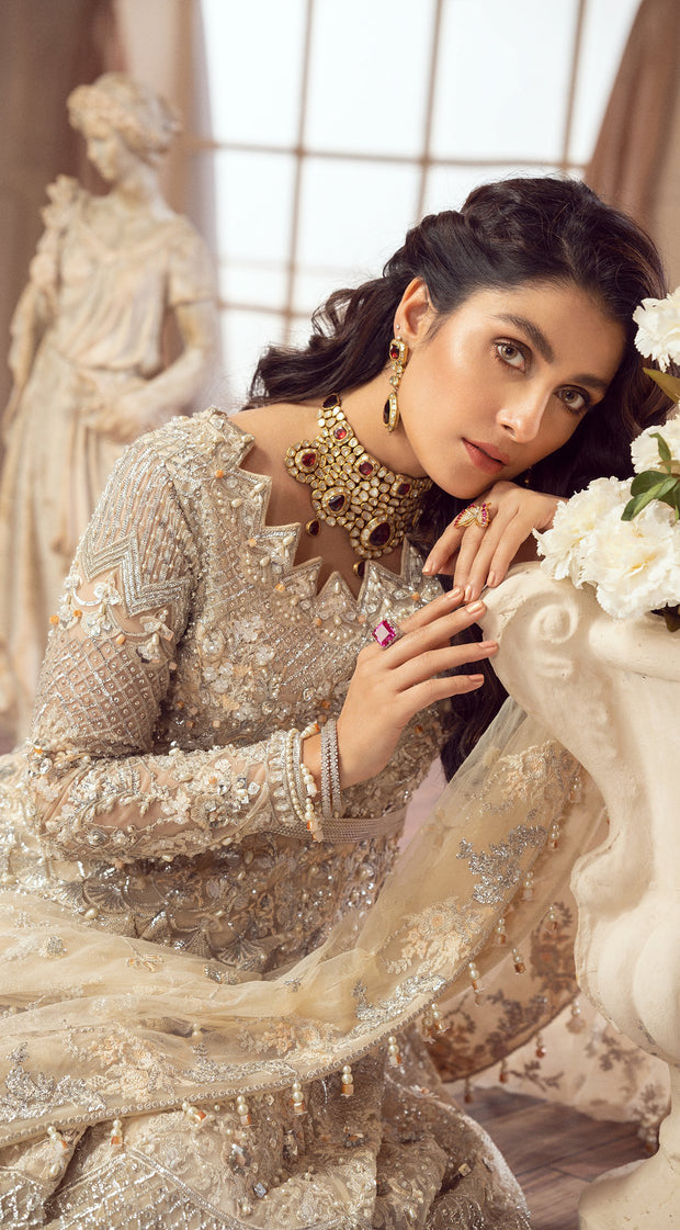 Designer Pakistani Lehenga Gown Bridal Dress 2022