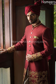 Designer Pakistani Sherwani for Men's Online 2021