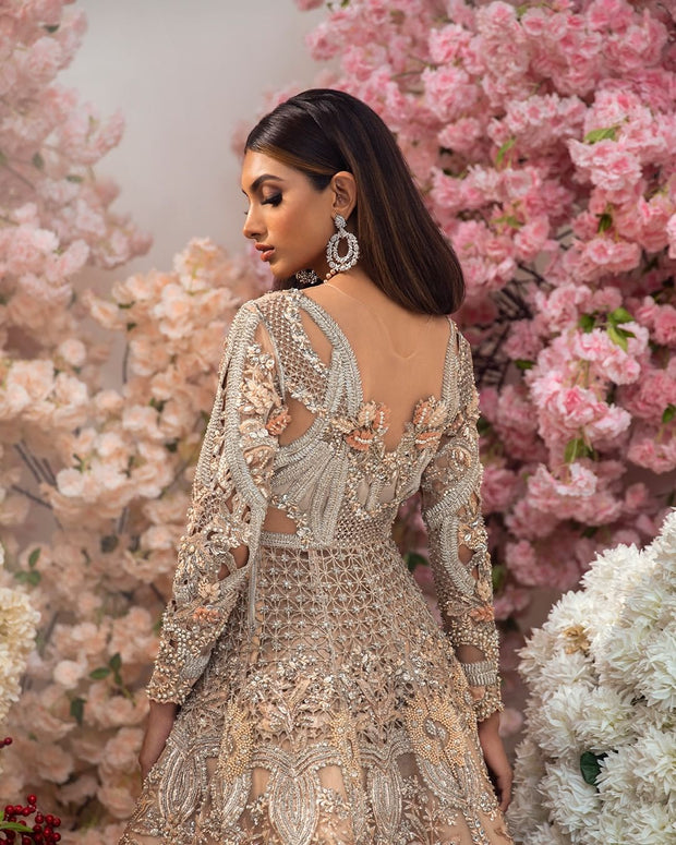 Designer Peach Bridal Lehenga 2022