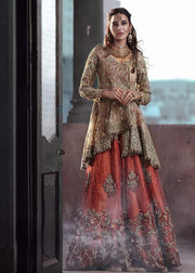 Designer Peplum Lehnga Outfit for Wedding