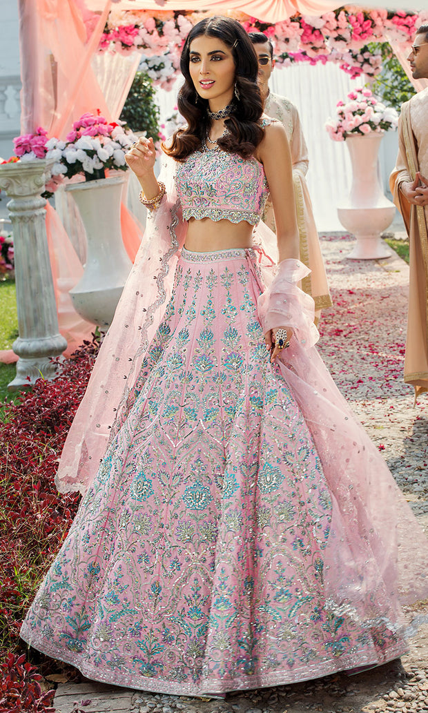Designer Pink Bridal Wear for Wedding 